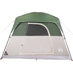 vidaXL Tente de camping de cabine 4 personnes vert imperméable