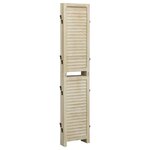 vidaXL Cloison de séparation 5 panneaux 175x165 cm Bois de Paulownia