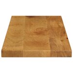 vidaXL Dessus de table 80x20x2 5 cm rectangulaire bois massif manguier