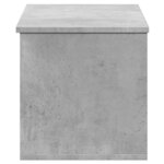 vidaXL Boîte de rangement gris béton 90x35x35 cm bois d'ingénierie