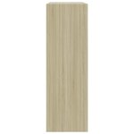 vidaXL Bibliothèque Chêne sonoma 60x24x76 cm Bois d'ingénierie
