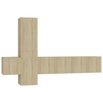 vidaXL Ensemble de meubles TV 5 Pièces Chêne sonoma Bois d'ingénierie
