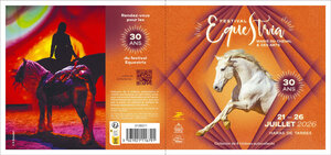 Collector 8 timbres - 30 ans du festival Equestria - Lettre Verte