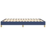 vidaXL Cadre de lit Bleu 140 x 200 cm Tissu