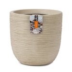 Capi Pot à fleurs Waste Rib 35x34 cm Beige terrazzo