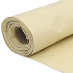 vidaXL Écran d'intimité de balcon crème 500x90 cm PVC