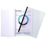 Sachet De 10 Chemises De Présentation Pour Relier Avec Serodo Pvc Lisse 20x100e - A4 - Cristal - X 5 - Exacompta
