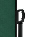 vidaXL Auvent latéral rétractable vert foncé 200x300 cm