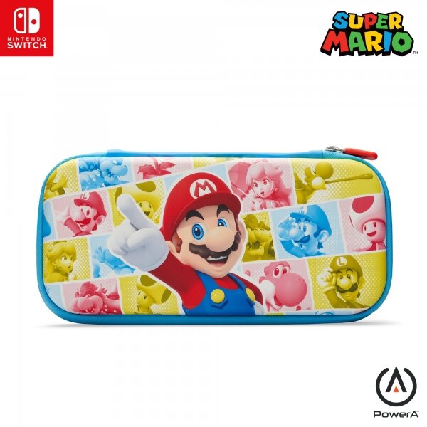 PowerA Slim Case pour Nintendo Switch Modèle Oled Nintendo Switch et Nintendo Switch Lite - Photo Booth Mario
