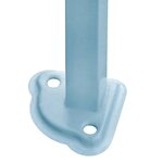 vidaXL Tente de réception pliable avec 3 parois 3x4 m Acier Bleu