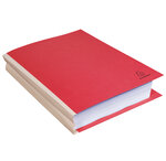 Paquet De 25 Chemises Dos Toilé Forever® 320g/m2 - 24x32cm - Rouge - Exacompta