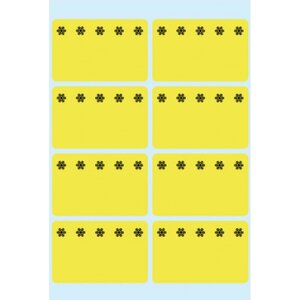 HERMA étiquettes pour surgelés 26 x 40 mm jaune fluo