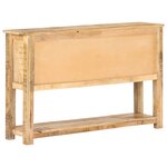 vidaXL Buffet 120x30x76 cm Bois de manguier brut