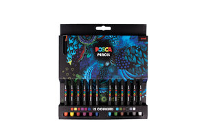 Crayon de couleur Posca Pencil Pochette de 12 couleurs