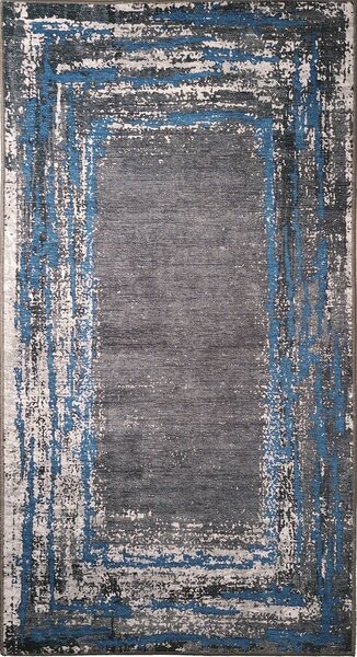 Tapis d'intérieur RING 180 x 270 cm - Bleu