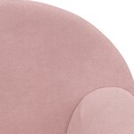 vidaXL Canapé pour enfants 2 places rose peluche douce