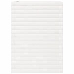 vidaXL Jardinière blanc 50x50x68 5 cm bois de pin massif