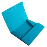 Chemise À Élastiques 3 Rabats Polypropylène Recyclé Beeblue - A4 - Couleurs Assorties - X 24 - Exacompta