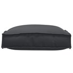 vidaXL Coussins de palette pour sièges 2 Pièces noir 40x40x8 cm polyester