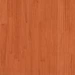vidaXL Salon de jardin 8 Pièces marron cire bois de pin massif