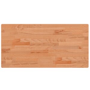 vidaXL Dessus de table 80x40x2 5 cm rectangulaire bois massif de hêtre