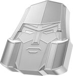 Pièce de monnaie en Argent 5 Dollars g 93.3 (3 oz) Millésime 2024 Transformers 1984 MEGATRON