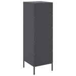 vidaXL Buffet haut anthracite 36x39x113 cm acier
