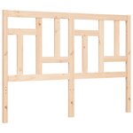 vidaXL Cadre de lit avec tête de lit 140x200 cm bois massif