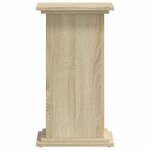vidaXL Support pour plantes chêne sonoma 33x33x60 cm bois d'ingénierie