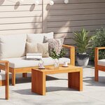 vidaXL Table Basse de Jardin 70x35x35 cm Bois Massif Acacia