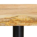 vidaXL Tabourets de bar lot de 2 66 cm bois de manguier massif