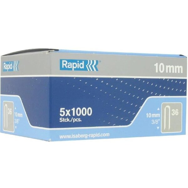 RAPID Agrafes galvanisées pour câbles - N°36/10 mm