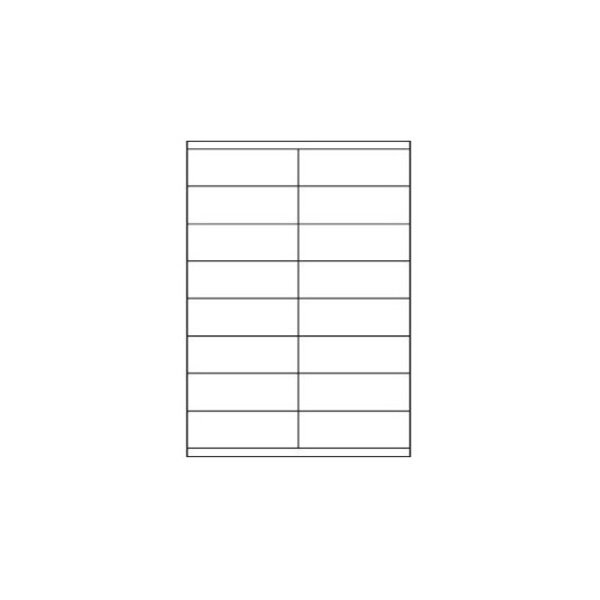 Office star boite de 1600 étiquettes multi-usage blanches 105x35mm os43423 avery zweckform