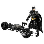 Figurine de Batman à Construire et Moto Bat-Pod LEGO DC Comics Super Heroes 76273 - Set de Collection pour Fans de The Dark Knight