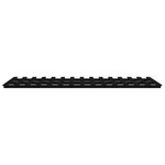 vidaXL Cadre de lit Noir 100x200 cm Bois de pin massif
