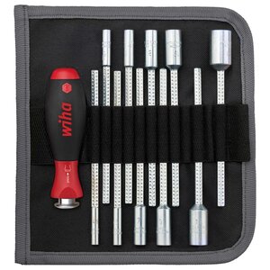 Wiha sac à tournevis de 13 pièces avec lames interchangeables system 6