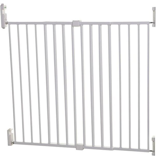 Barrière de sécurité large BROADWAY Gro Gate - A visser - 76/134 5 x 76 cm - Blanche