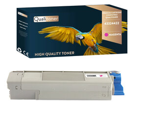 Qualitoner x1 toner 43324422 magenta compatible pour oki