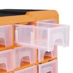 vidaXL Organisateur multi-tiroirs avec 38 tiroirs 52x16x37 5 cm