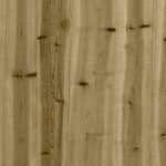 vidaXL Table de pique-nique 110x134x75 cm bois de pin imprégné