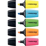 Sachet de 5 mini surligneurs STABILO BOSS ORIGINAL assortis