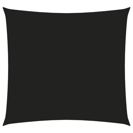 vidaXL Voile de parasol tissu oxford carré 4 5x4 5 m noir