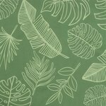 vidaXL Coussin de banc de jardin motif de feuilles 150x50x4 cm