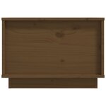 vidaXL Table basse Marron miel 40x50x35 cm Bois massif de pin
