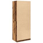 vidaXL Garde-robe vieux bois 80x50x200 cm bois d'ingénierie