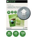 Leitz Pochettes de plastification ILAM 80 microns A5 100 Pièces