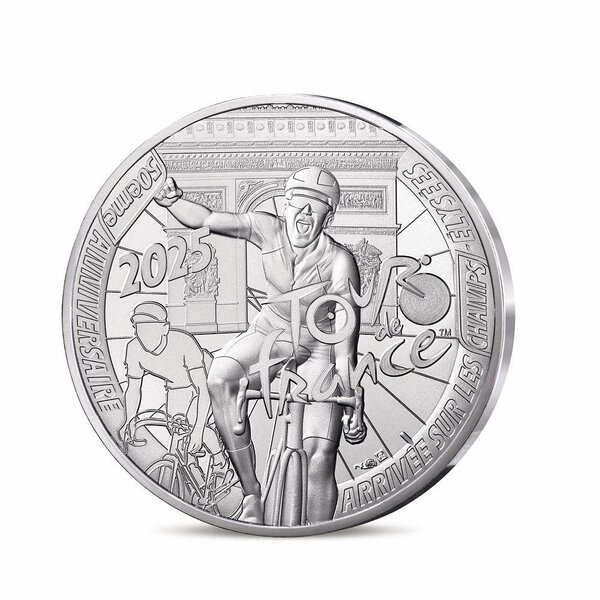 Tour de France 2025 - Monnaie de 10€ Argent