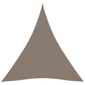 vidaXL Voile de parasol Tissu Oxford triangulaire 3 6x3 6x3 6 m Bleu