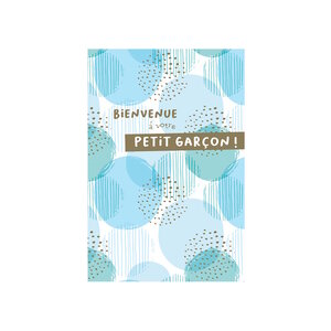 Carte De Voeux - Naissance - Bienvenue à votre petit Garçon !