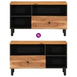 vidaXL Meuble TV 80x33x46 cm bois d'acacia massif